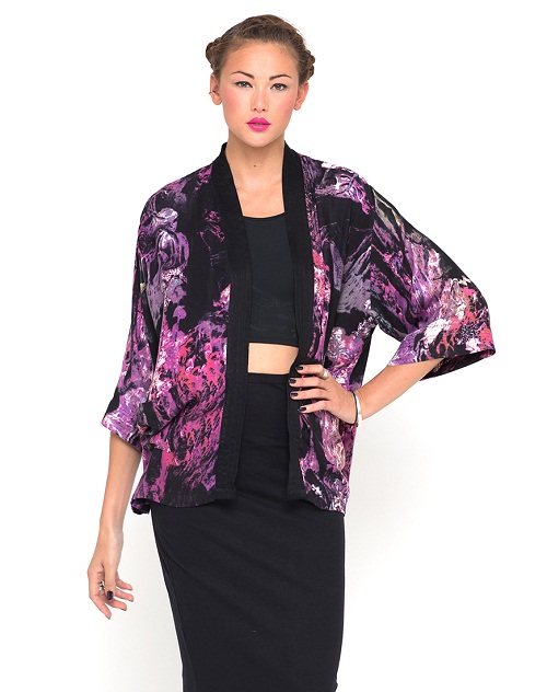 Purple Kimono | WardrobeMag.com